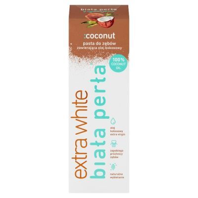BIAŁA PERŁA EXTRA WHITE coconut Pasta do zębów z olejem kokosowym 75 ml