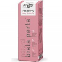 BIAŁA PERŁA Natural &amp; white Raspberry pasta do zębów bez fluoru 75 ml