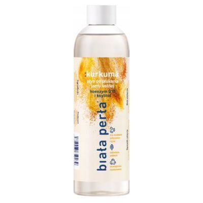 BIAŁA PERŁA Płyn do płukania jamy ustnej z kurkumą i koenzymem Q10, 250ml