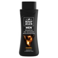 BIAŁY JELEŃ MEN Szampon przeciwłupieżowy do włosów przetłuszczających dla mężczyzn chmiel 300 ml
