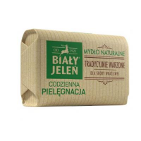 BIAŁY JELEŃ Mydło naturalne, tardycyjne warzone, 100g