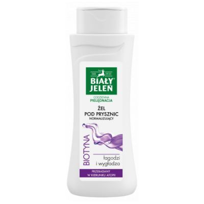 Biały Jeleń Normalizujący żel pod prysznic Biotyna, 300 ml