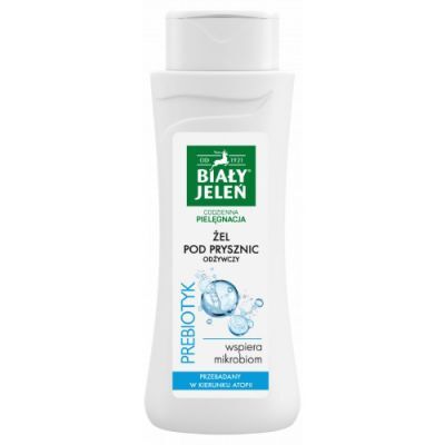 Biały Jeleń Odżywczy żel pod prysznic Prebiotyk, 300 ml