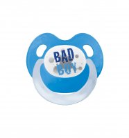 BIBI SWISS BASIC CARE smoczek ortodontyczny BAD BOY 6-16 miesiąca 1 sztuka