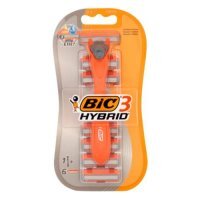 BIC 3 Hybrid Maszynka do golenia + 6 wkładów