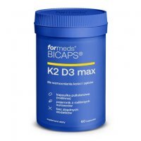 BICAPS K2 D3 MAX 60 kapsułek