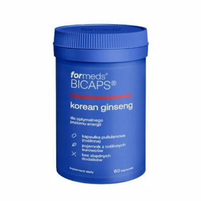 BICAPS KOREAN GINSENG Żeń-szeń koreański 60 kapsułek NEW