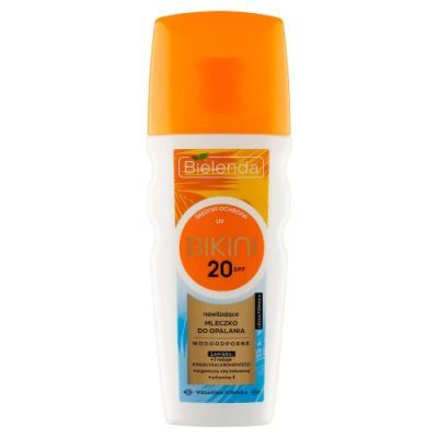 BIELENDA BIKINI Nawilżające mleczko do opalania SPF 20, 175 ml