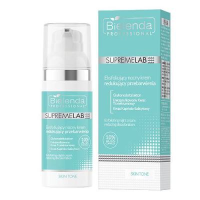 Bielenda Professional Supremelab Eksfoliujący nocny krem redukujący przebarwienia, 50 ml