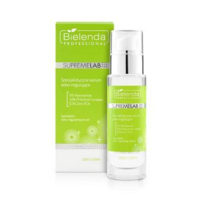 BIELENDA PROFESSIONAL SUPREMELAB SEBIO DERM Specjalistyczne serum sebo-regulujące, 30 ml