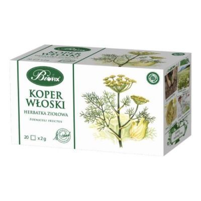 BiFix Herbatka ziołowa ekspresowa Koper Włoski, 20 x 2g