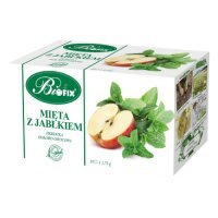 BiFix Mięta z jabłkiem Herbatka ziołowo-owocowa, 20x1,75g