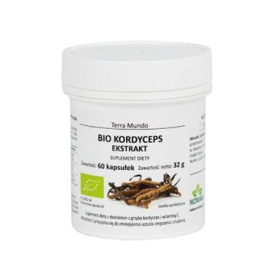 Bio Kordyceps ekstrakt, 60 kapsułek