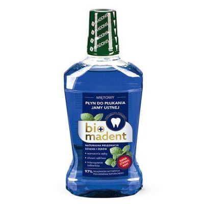 BIO MADENT Miętowy płyn do płukania jamy ustnej SUPER STRONG MINT, 500ml