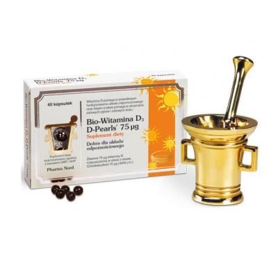 Bio-Witamina D3 D-Pearls 75 mcg - 40 kapsułek