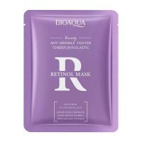 Bioaqua Przeciwstarzeniowa maseczka pielęgnacyjna do twarzy w płachcie z retinolem, 25 g
