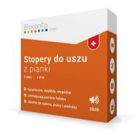 BIOCANTO Stopery do uszu z pianki, 3pary