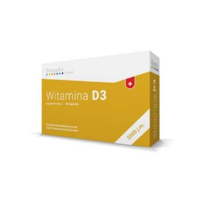 BIOCANTO Witamina D3 2000j.m., 60 kaps.