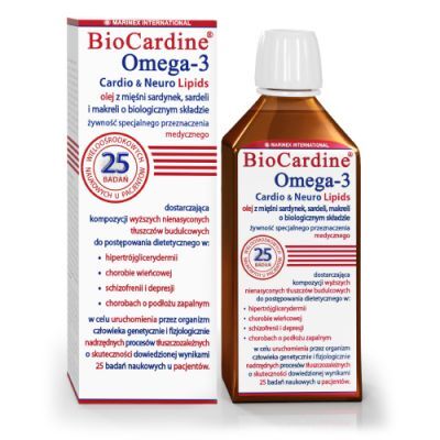 BioCardine Omega-3 Cardio & Neuro Lipids, 200 ml