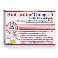 BioCardine Omega-3 Cardio &amp; Neuro Lipids, 60 kaps.