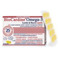 BioCardine Omega-3 Cardio &amp; Neuro Lipids, 60 kaps.