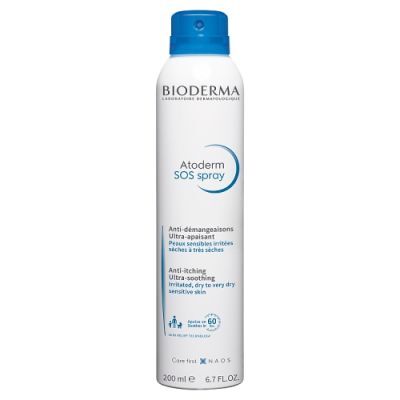 BIODERMA ATODERM SOS Spray ultra łagodzący eliminujacy swędzenie skóry 200 ml
