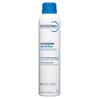 BIODERMA ATODERM SOS Spray ultra łagodzący eliminujacy swędzenie skóry 200 ml