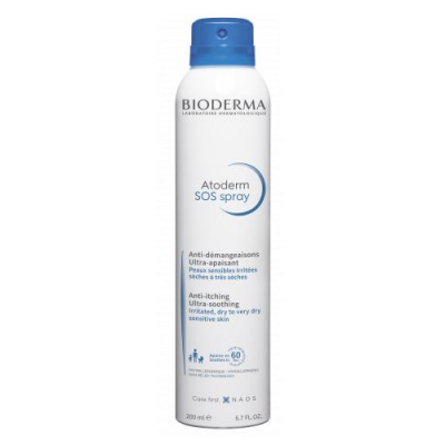 BIODERMA ATODERM SOS Spray ultra łagodzący eliminujacy swędzenie skóry 200 ml