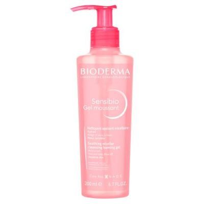 BIODERMA SENSIBIO GEL MOUSSANT Kojąco-łagodzący żel do mycia twarzy 200 ml