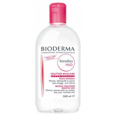 BIODERMA SENSIBIO H2O płyn micelarny do oczyszczania twarzy i demakijażu 500 ml