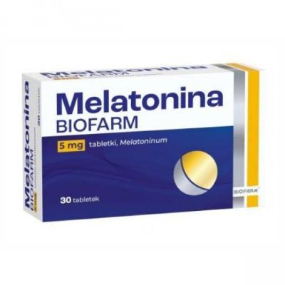 BIOFARM Melatonina 5mg, 30 tabletek