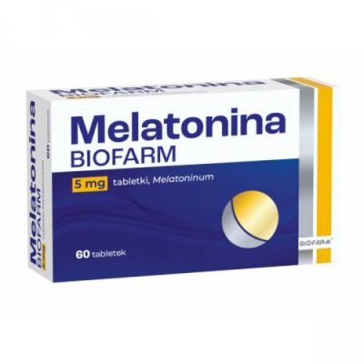 BIOFARM Melatonina 5mg, 60 tabletek