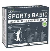 BIOFARMACJA Sport &amp; Basic elektrolity + sole mineralne 14 saszetek + 2 saszetki GRATIS