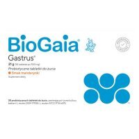BioGaia Gastrus o smaku mandarynkowym, 30 tabl.
