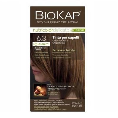 BIOKAP Delicato 6.3 Ciemny Złoty Blond 140 ml