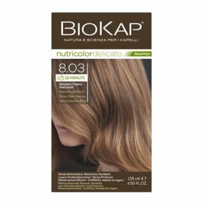 BIOKAP DELICATO RAPID 8.03 Jasny naturalny blond 135 ml