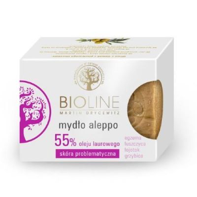 BIOLINE Mydło ALEPPO 55% oleju laurowego, 200 g