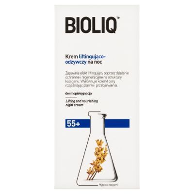 BIOLIQ SERIA 55+ krem liftingująco-odżywczy na noc 50 ml