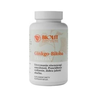 BIOLIT Gingo-Biloba Ekstrakt, 60 szt.