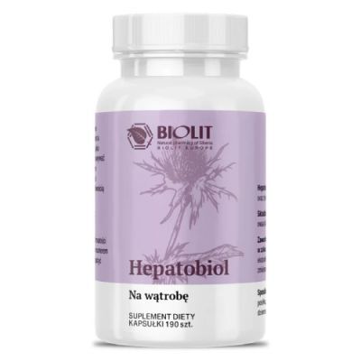 Biolit Hepatobiol Na wątrobę, 190 kaps.