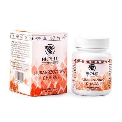 BIOLIT Huba Brzozowa Chaga, 50kaps. KRÓTKA DATA 30.06.2026