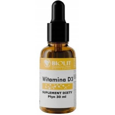 BIOLIT Witamina D3 2000 j.m. płyn, 30 ml KRÓTKA DATA 30.06.2026