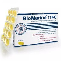 BIOMARINE 1140 olej z wątroby rekinów głębinowych, 60 kaps.