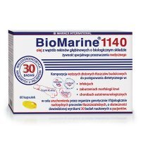 BioMarine 1140 olej z wątroby rekinów głębinowych, 60 kaps.
