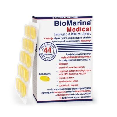 BioMarine Medical Immuno & Neuro Lipids, 60 kapsułek