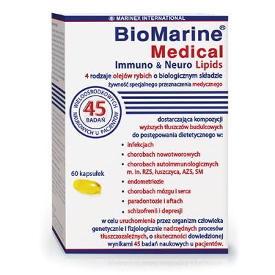 BioMarine Medical Immuno & Neuro Lipids, 60 kapsułek