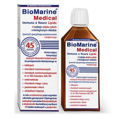 BioMarine Medical Immuno & Neuro Lipids płyn, 200ml