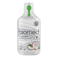 Biomed Natural Whitening Płyn do płukania jamy ustnej Mięta i kokos, 500 ml