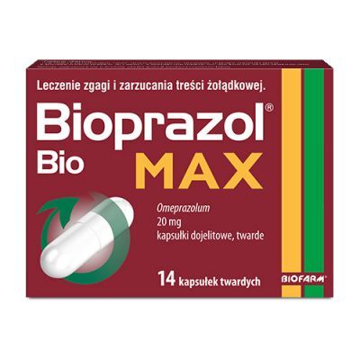 Bioprazol Bio Max 20 mg, 14 kapsułek twardych