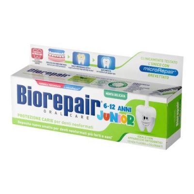 Biorepair Junior Pasta do mycia zębów 6-12 lat, 75 ml